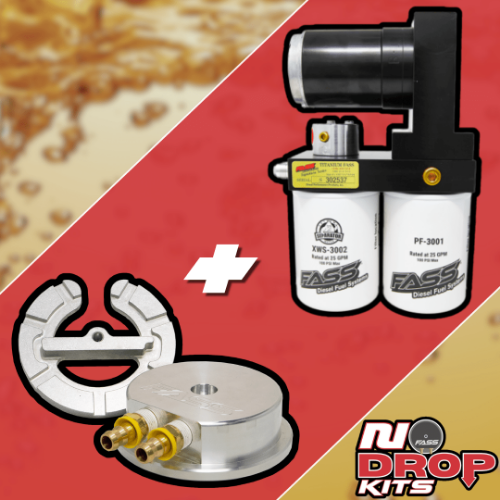 FASS Fuel Systems 10-18 Cummins 6.7L Fuel Filter Housing Delete Kit CFHD-1001K