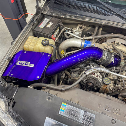 Wehrli 01-04 Duramax LB7 4in Intake Kit w/ Air Box Stage 2 - Shocker Yellow