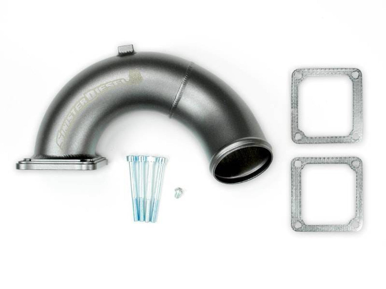 Sinister Diesel 03-07 Dodge Cummins 5.9L Intake Elbow - Grey