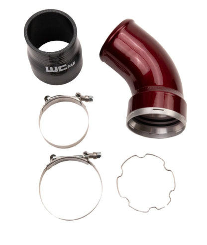 Wehrli 06-10 Duramax LBZ/LMM Intercooler Outlet Elbow Kit - Sparkle Copper