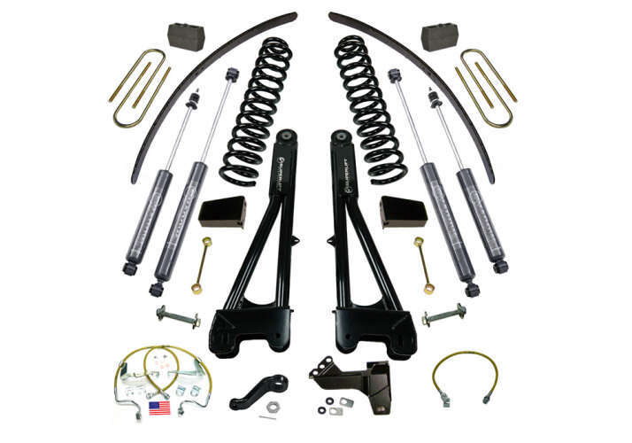 Superlift 08-10 Ford F-250/F-350 SuperDuty 4WD 6in Lift Kit w/ Repl Radius Arms & Bilstein Shocks