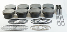 Mahle MS LS Piston Set 378ci 4.075in Bore 3.622 Stroke 6.125 Rod -4.5cc 10.0 CR - Set of 8