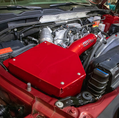 Wehrli 20-24 Duramax L5P 4in Intake Kit - Bronze Chrome
