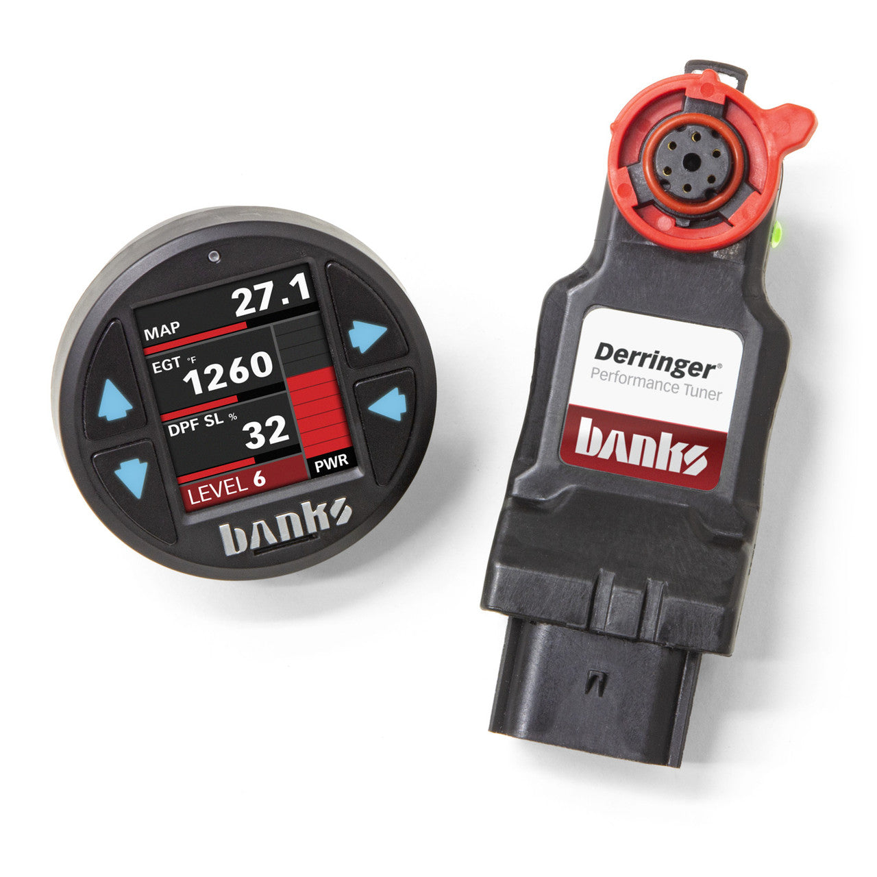 Derringer Tuner (Gen2) with ActiveSafety and iDash 1.8 Super Gauge 2017-19 Chevy/GMC 2500 6.6L L5P Banks Power