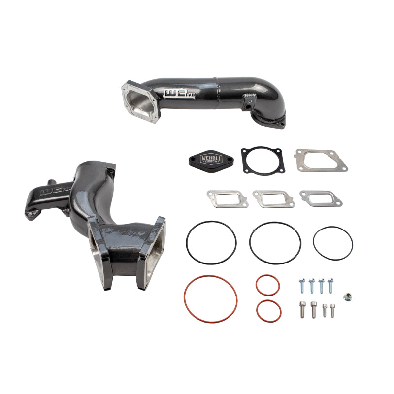 Wehrli 11-16 Chevrolet 6.6L LML Duramax High Flow Y-Bridge Kit - Cherry Frost