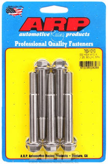 ARP M10 x 1.25 x 80 SS Hex Bolts (5/pkg)