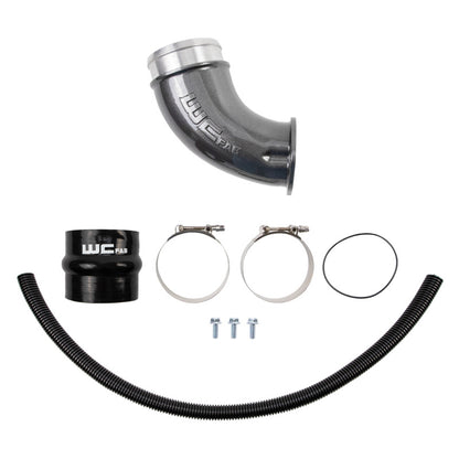 Wehrli 01-04 Duramax LB7 4in High Flow Intake Horn - Gloss Black