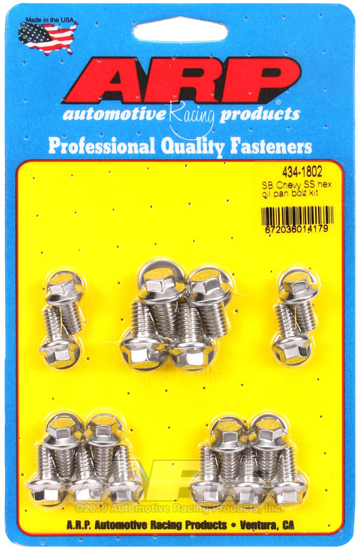 ARP SB Chevy SS Hex Oil Pan Bolt Kit