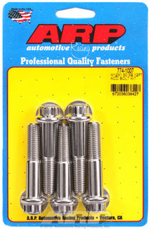 ARP M12 x 1.50 x 60 12pt SS Bolts (5/pkg)
