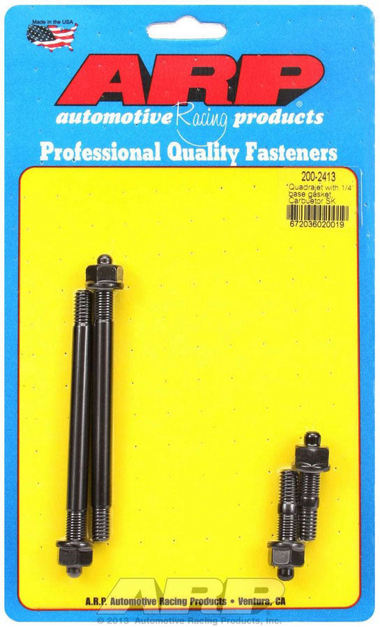 ARP Quadrajet w/ 1/4in Base Gasket Carb Stud Kit