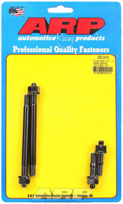 ARP Quadrajet w/ 1/4in Base Gasket Carb Stud Kit