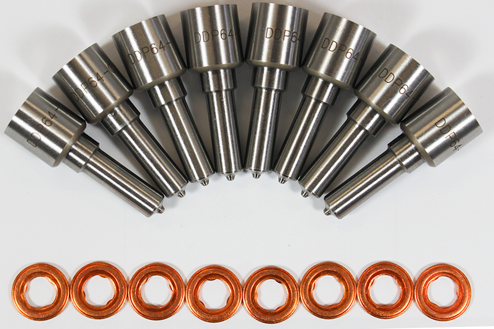 Ford 6.4L 08-10 Nozzle Set 6 Hole 60 Percent Over Dynomite Diesel