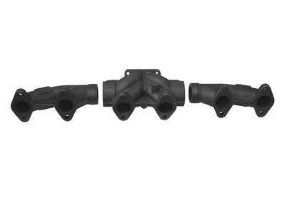 Assembled 3-Piece T3 Exhaust Manifold Pyro Tapped With Gaskets - 24VT3M