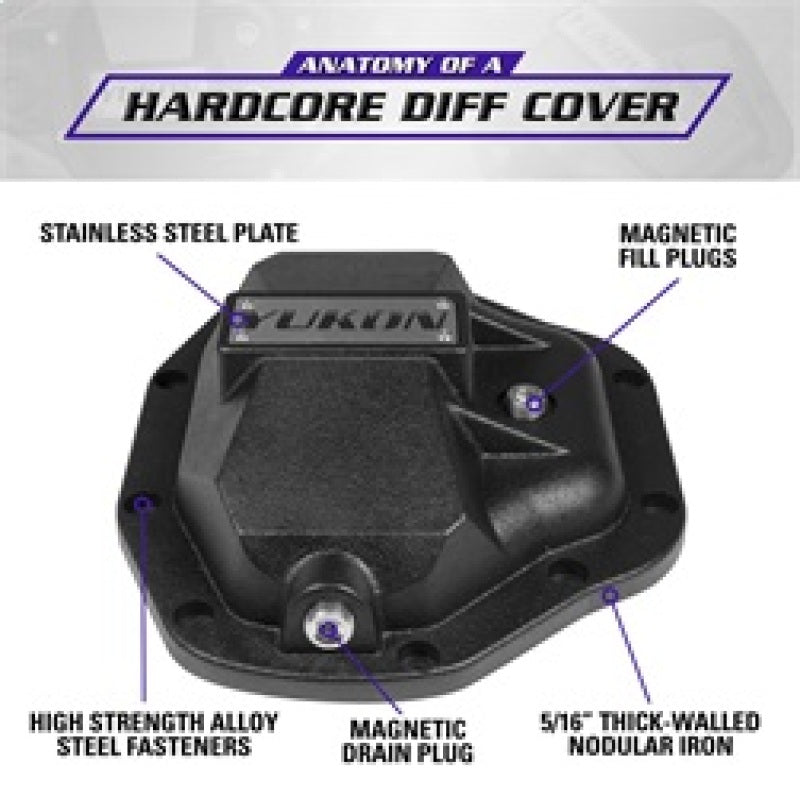 Yukon Hardcore Diff Cover for Dana 80
