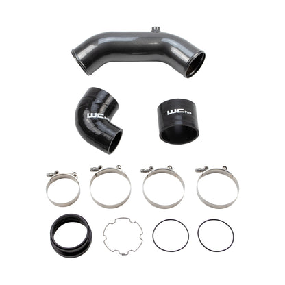 Wehrli 2017+ Ford 6.7L Power Stroke 3.5in Cold Side Intercooler Pipe - Bengal Gray