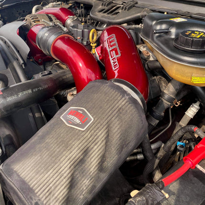 Wehrli 03-07 Ford 6.0L Powerstroke 4in Intake Kit - Flat Black