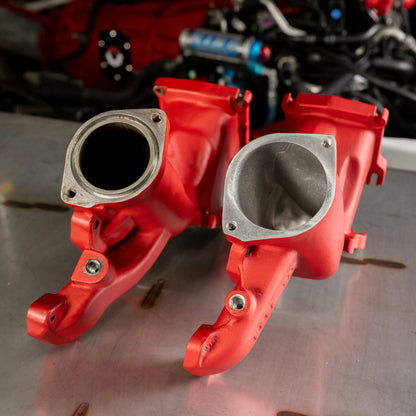 Wehrli 11-16 Chevrolet 6.6L LML Duramax High Flow Y-Bridge Kit - Orange Frost