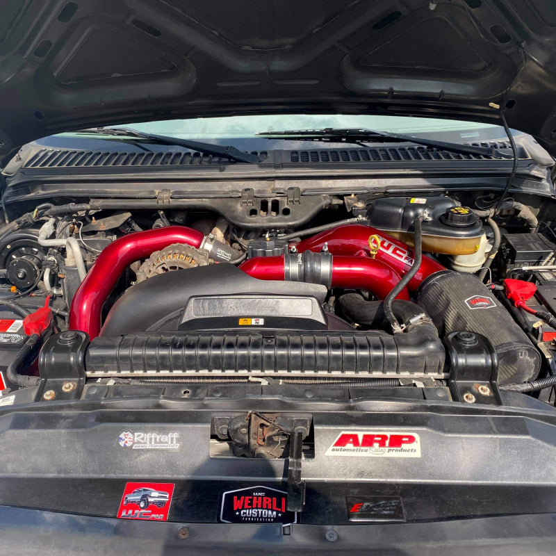Wehrli 03-07 Ford 6.0L Powerstroke 4in Intake Kit - Bronze Chrome