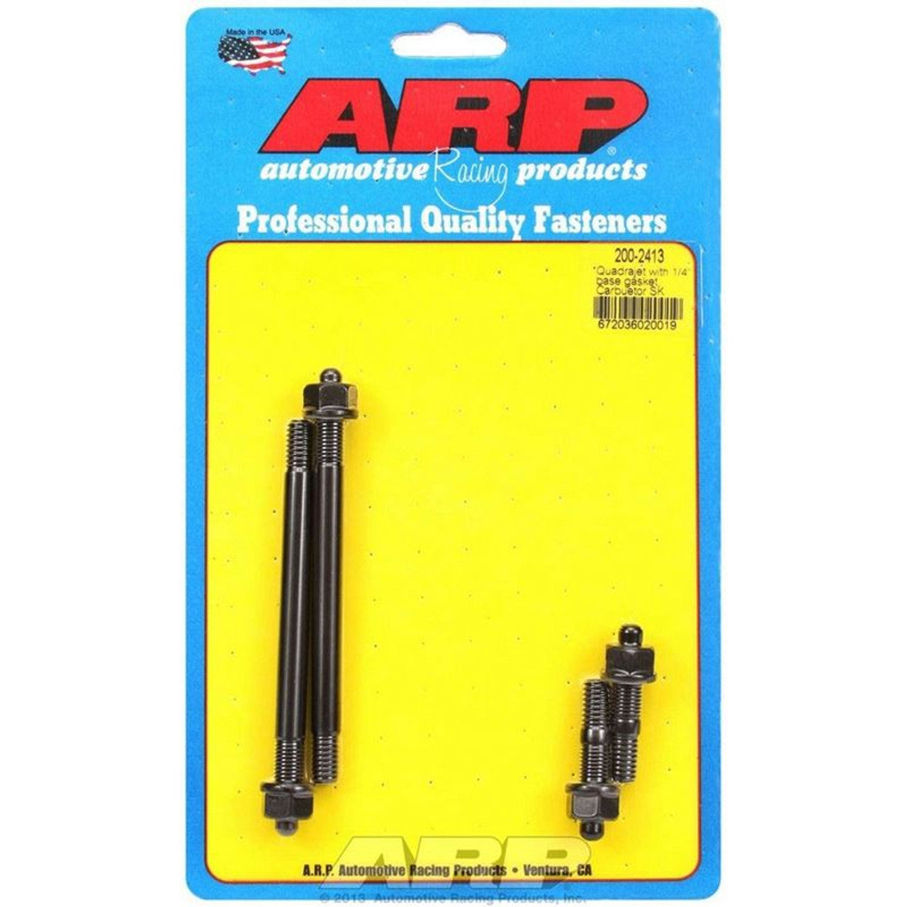ARP Quadrajet w/ 1/4in Base Gasket Carb Stud Kit