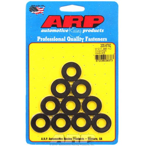 ARP M12 ID 0.995 OD Black Washers (10 pack)