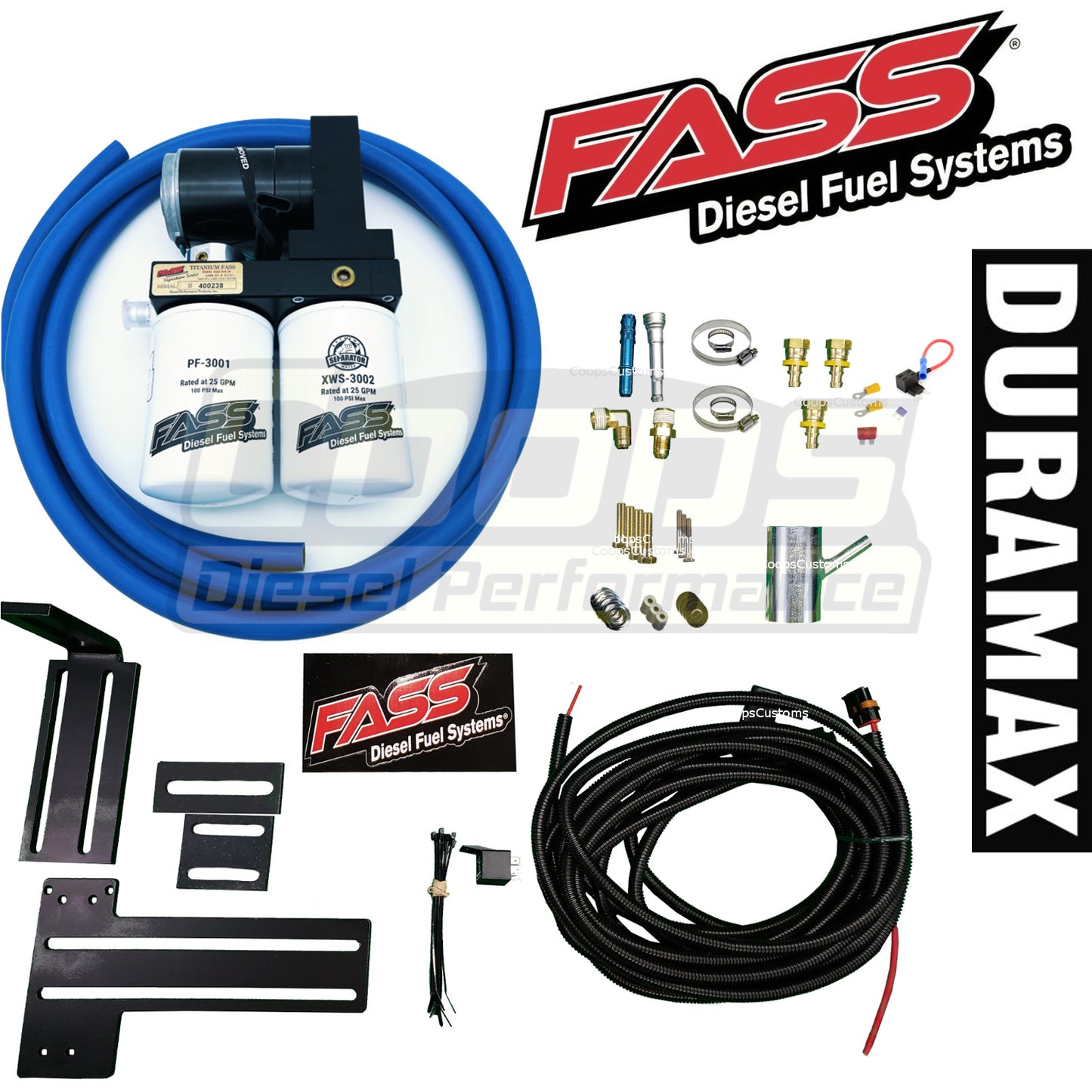 FASS 05-17 Dodge 2500/3500 Cummins 165gph Titanium Series Plus Fuel Air Separation System