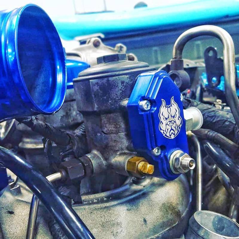 Sinister Diesel 03-07 Ford Powerstroke 6.0L Blue Spring Kit with Billet Spring Housing