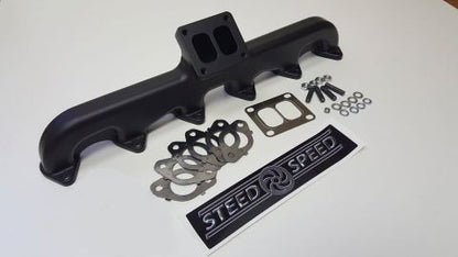 Steed Speed T3 Angled Manifold - 1989-1998 Cummins 12v