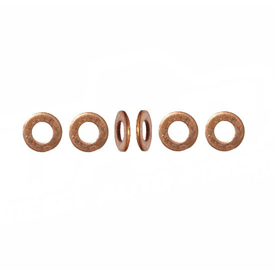 Set Of 6 Thin Injector Seal Washers .5mm - 3930324DX6
